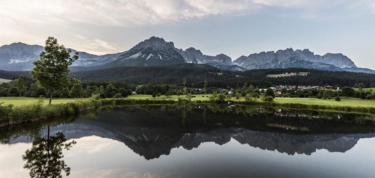Ellmau_See beim Golfplatz_Wilder Kaiser
