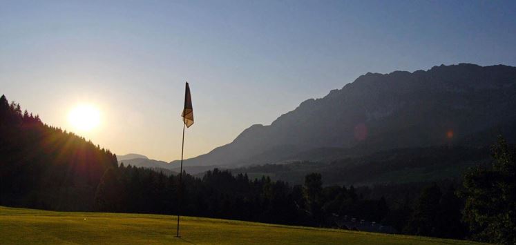 Ellmau_Mühlberghof Sonnenuntergang_Wilder Kaiser