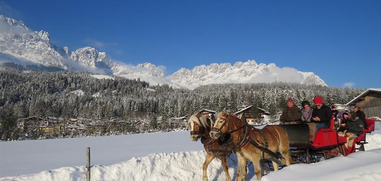 Ellmau_Kutschenfahrt Winter 1_Wilder Kaiser