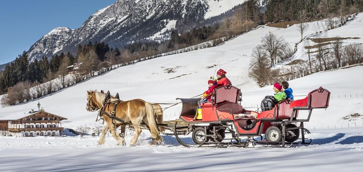 Ellmau_Kutschenfahrt Winter 2_Wilder Kaiser