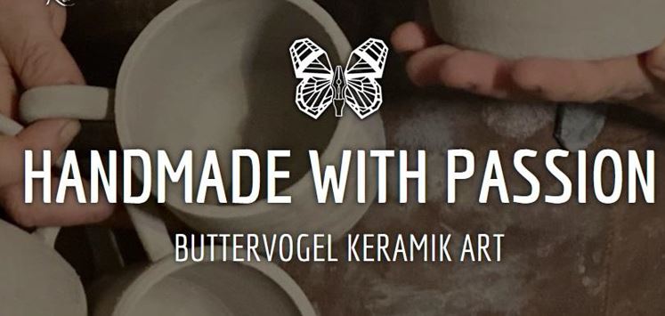 Buttervogel Keramik Art