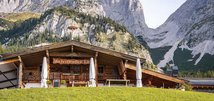 Wochenbrunner Alm am Fuße des Wilden Kaisers